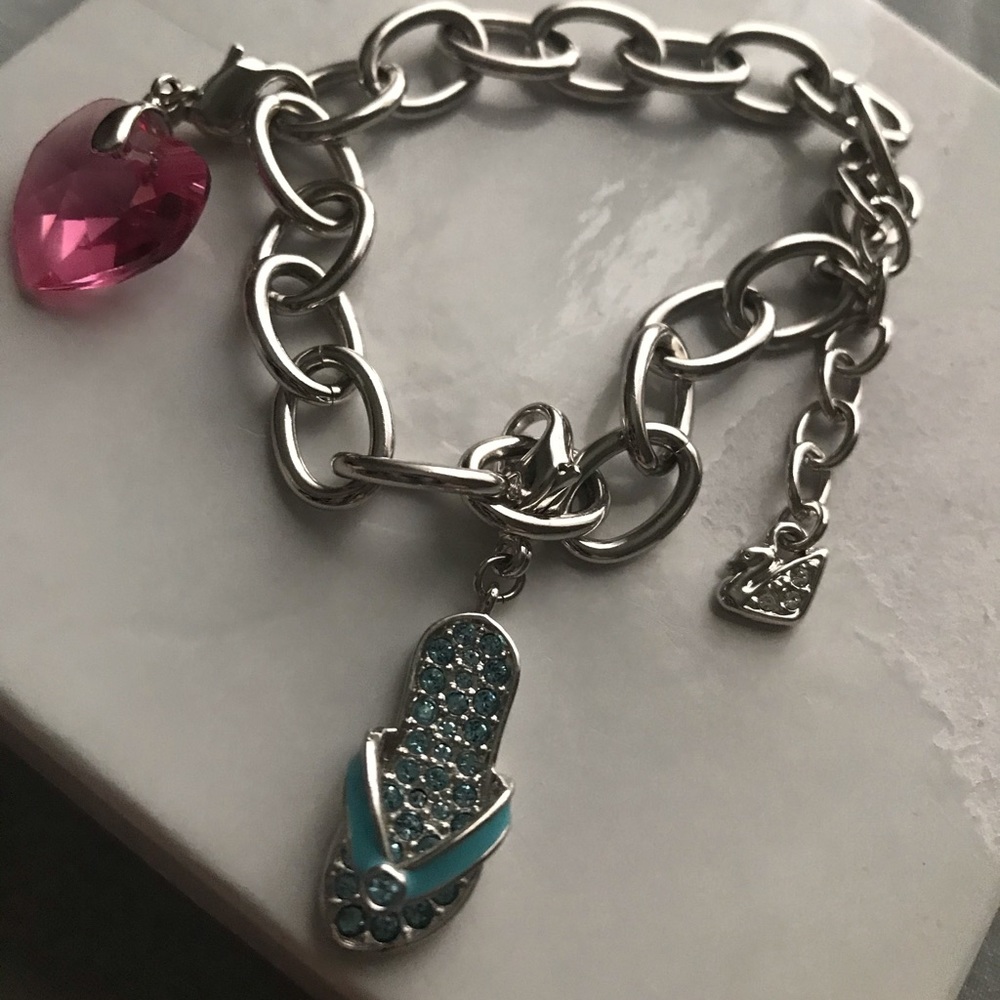 Swarovski charm bracelet